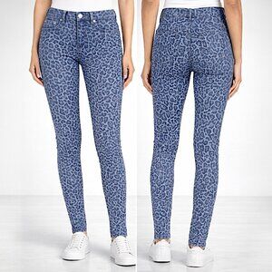 Michael Michael Kors Women's SELMA SKINNY HIGH RISE Zebra Print Jeans 12 P - NWT